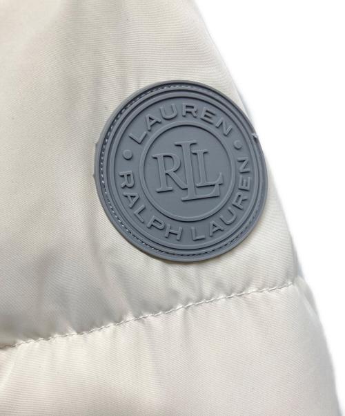 LAUREN RALPH LAUREN（ローレンラルフローレン）LAUREN RALPH LAUREN (ローレンラルフローレン) ファージャケット ホワイト サイズ:Sの古着・服飾アイテム