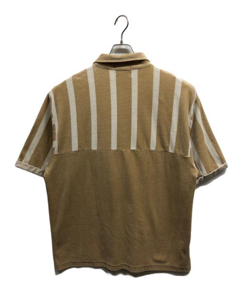 son of the cheese（（サノバチーズ））SON OF THE CHEESE (（サノバチーズ）) 1 SS PILE POLO SHIRT ベージュ サイズ:Lの古着・服飾アイテム