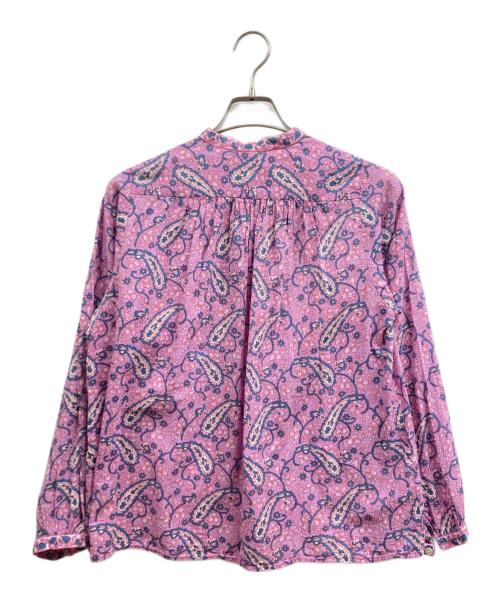 Ron Herman（ロンハーマン）Ron Herman (ロンハーマン) 総柄スタンドカラーブラウス ピンク サイズ:ＦＲＥＥの古着・服飾アイテム