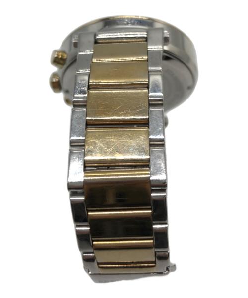 MICHAEL KORS（マイケル・コース）MICHAEL KORS (マイケル・コース) クロノグラフ パヴェ ツートン クォーツ ウォッチ ホワイトの古着・服飾アイテム