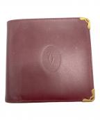 Cartierカルティエ）の古着「2つ折り財布」｜ブラウン