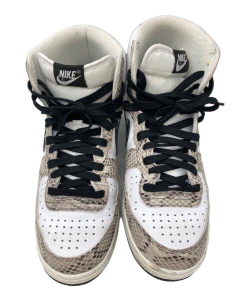 NIKE（ナイキ）NIKE (ナイキ) ハイカットスニーカー ベージュ サイズ:27の古着・服飾アイテム