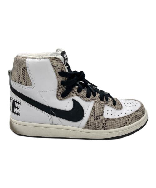NIKE（ナイキ）NIKE (ナイキ) ハイカットスニーカー ベージュ サイズ:27の古着・服飾アイテム