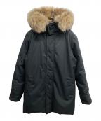 Pyrenexピレネックス）の古着「ANNECY ラクーンファーダウンコート」｜ブラック