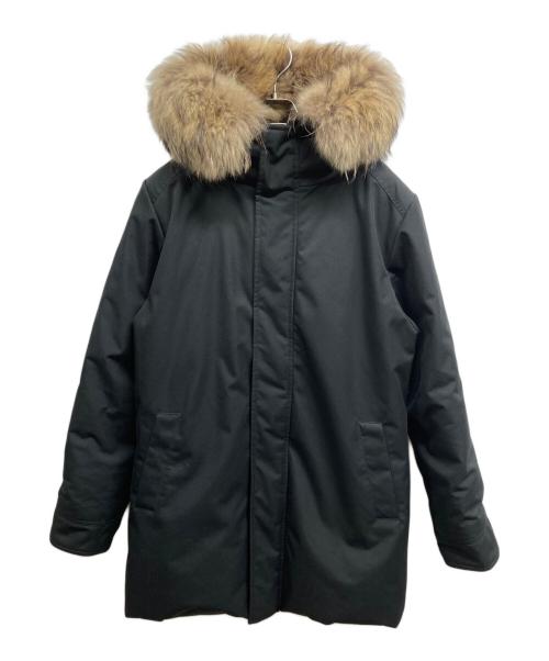 Pyrenex（ピレネックス）Pyrenex (ピレネックス) ANNECY ラクーンファーダウンコート ブラック サイズ:Lの古着・服飾アイテム