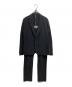 KAZUYUKI KUMAGAI ATTACHMENT（カズユキクマガイ アタッチメント）の古着「セットアップスーツ」｜ブラック