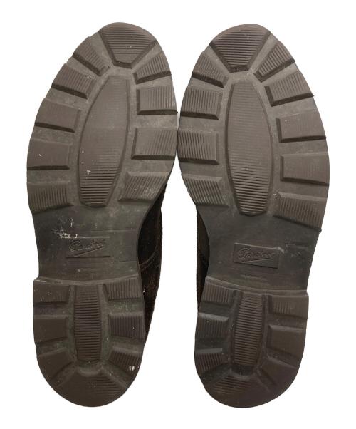 PARABOOT（パラブーツ）PARABOOT (パラブーツ) ダブルモンクストラップ スウェードシューズ ブラウン サイズ:8 1/2の古着・服飾アイテム