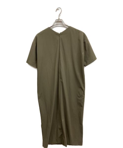 theory luxe（セオリーリュクス）theory luxe (セオリーリュクス) とろみ素材ロングワンピース グリーン サイズ:38の古着・服飾アイテム