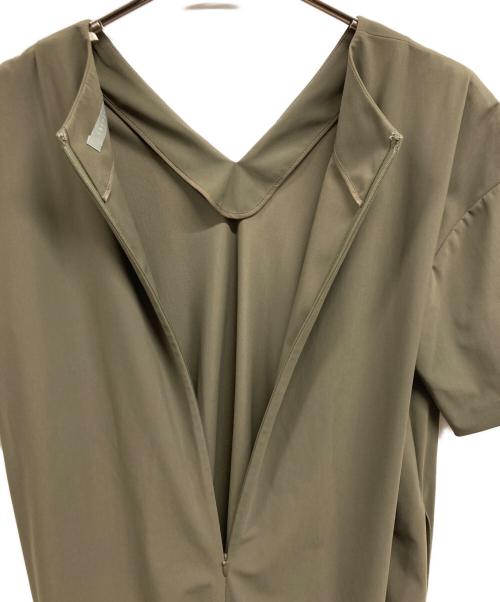 theory luxe（セオリーリュクス）theory luxe (セオリーリュクス) とろみ素材ロングワンピース グリーン サイズ:38の古着・服飾アイテム