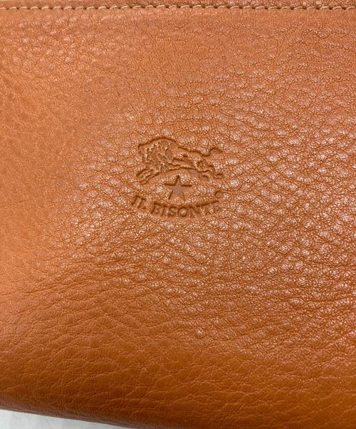 IL BISONTE（イル ビゾンテ）IL BISONTE (イル ビゾンテ) 長財布 オレンジの古着・服飾アイテム