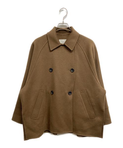 IENA（イエナ）IENA (イエナ) スーパー160ダブルショートコート ブラウン サイズ:Freeの古着・服飾アイテム