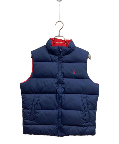 POLO RALPH LAUREN（ポロ・ラルフローレン）POLO RALPH LAUREN (ポロ・ラルフローレン) ダウンベスト ネイビー サイズ:Mの古着・服飾アイテム