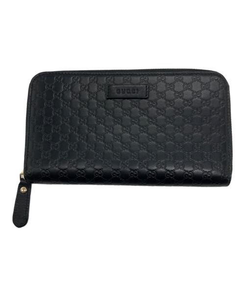 GUCCI（グッチ）GUCCI (グッチ) 長財布 ブラックの古着・服飾アイテム