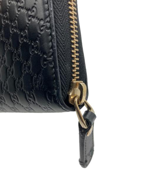 GUCCI（グッチ）GUCCI (グッチ) 長財布 ブラックの古着・服飾アイテム