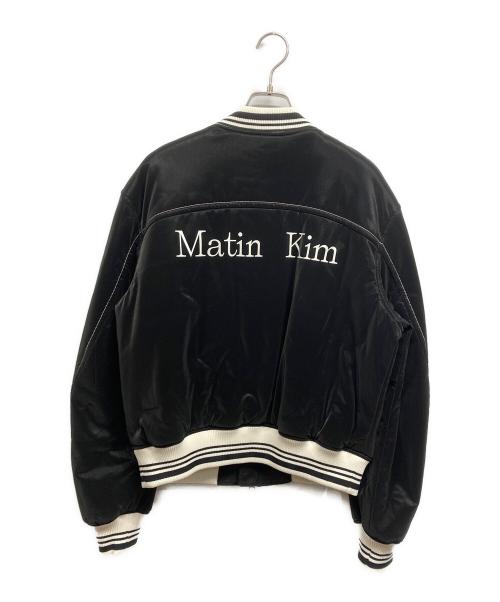 Matin Kim（マーティン・キム）Matin Kim (マーティン・キム) 中綿スタジャン ブラック サイズ:Lの古着・服飾アイテム