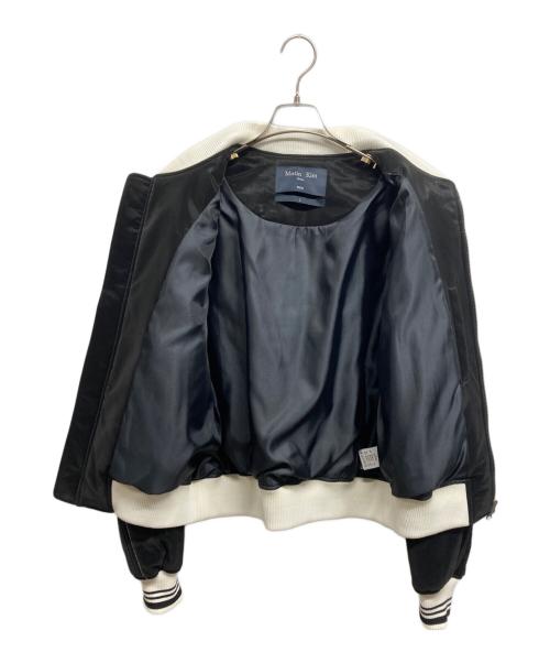 Matin Kim（マーティン・キム）Matin Kim (マーティン・キム) 中綿スタジャン ブラック サイズ:Lの古着・服飾アイテム