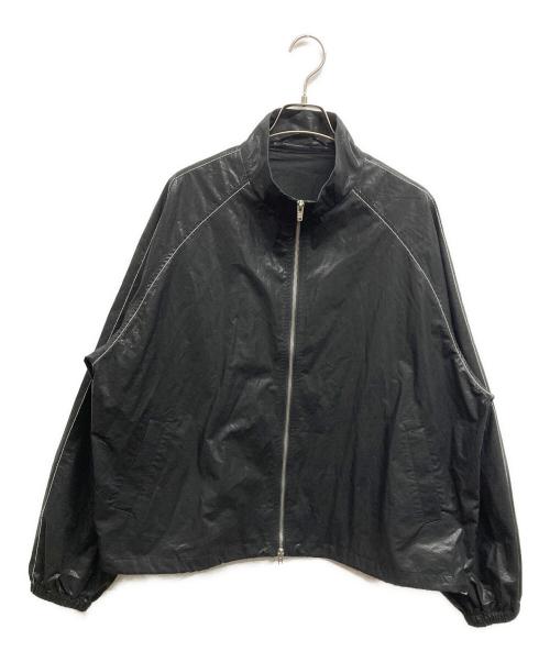 Matin Kim（マーティン・キム）Matin Kim (マーティン・キム) LOGO COATING JACKET ブラック サイズ:Freeの古着・服飾アイテム