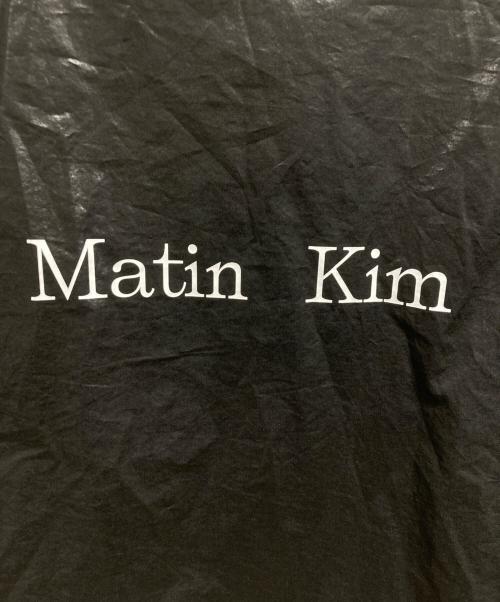 Matin Kim（マーティン・キム）Matin Kim (マーティン・キム) LOGO COATING JACKET ブラック サイズ:Freeの古着・服飾アイテム