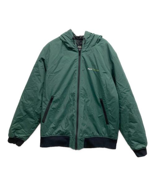 BACK CHANNEL（バックチャンネル）BACK CHANNEL (バックチャンネル) ナイロンジャケット グリーン サイズ:Lの古着・服飾アイテム