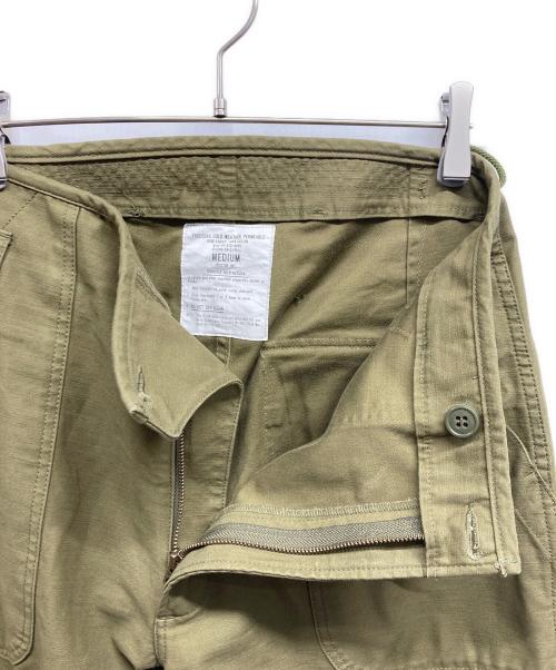 HOUSTON（ヒューストン）HOUSTON (ヒューストン) A-2 Deck Pants カーキ サイズ:Mの古着・服飾アイテム