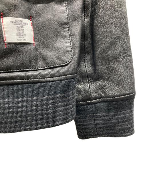 BEDWIN &THE HEARTBREAKERS（ベドウィンアンドザ ハートブレイカーズ）BEDWIN &THE HEARTBREAKERS (ベドウィンアンドザ ハートブレイカーズ) レザージャケット ブラック サイズ:5の古着・服飾アイテム