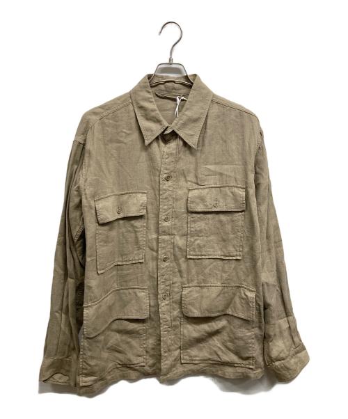KAPTAIN SUNSHINE（キャプテンサンシャイン）KAPTAIN SUNSHINE (キャプテンサンシャイン) Safari Shirt Jacket ベージュ サイズ:38の古着・服飾アイテム