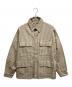 KAPTAIN SUNSHINE（キャプテンサンシャイン）の古着「Safari Shirt Jacket」｜ベージュ×ホワイト