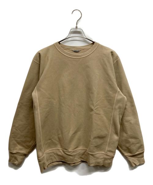AURALEE（オーラリー）AURALEE (オーラリー) SUPER MILLED SWEAT P/O ベージュ サイズ:5の古着・服飾アイテム