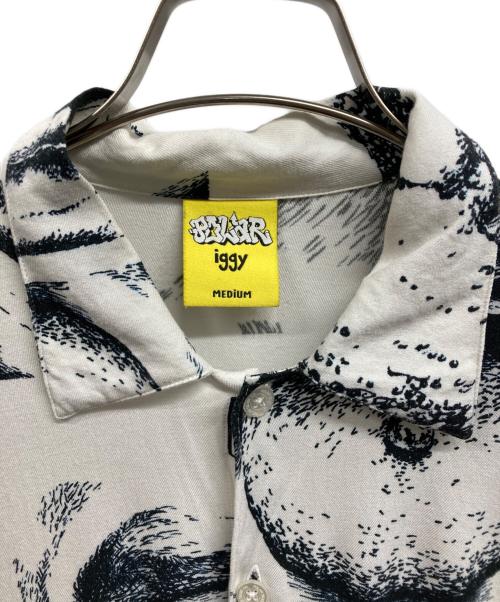 POLAR SKATE（ポーラー スケート）POLAR SKATE (ポーラー スケート) 半袖シャツ/POLAR SKATEシャツ ホワイト サイズ:Mの古着・服飾アイテム