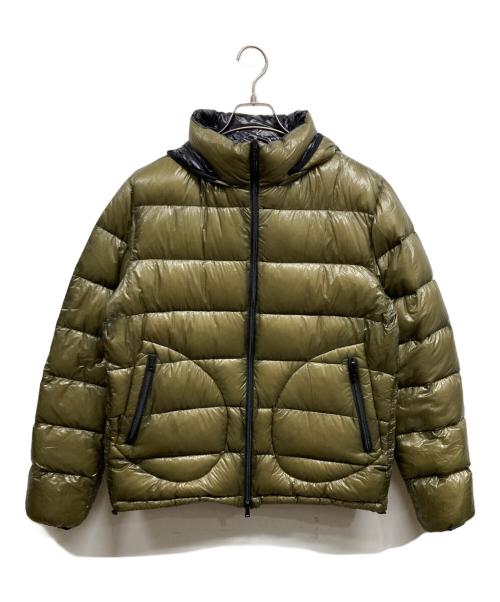 HERNO（ヘルノ）HERNO (ヘルノ) ７デニールリバーシブルダウンジャケット グリーン×ブラック サイズ:52の古着・服飾アイテム