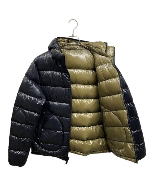 HERNO（ヘルノ）HERNO (ヘルノ) ７デニールリバーシブルダウンジャケット グリーン×ブラック サイズ:52の古着・服飾アイテム