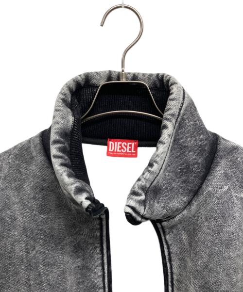 DIESEL（ディーゼル）DIESEL (ディーゼル) S-BATEL ジップアップブルゾン グレー サイズ:XSの古着・服飾アイテム