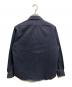 GUY ROVER (ギローバー) コットンストレッチギャバジンミリタリーシャツジャケット ネイビー サイズ:M：13000円