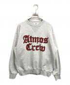 ATMOSアトモス）の古着「フロッキー プリント スウェットシャツ」｜グレー