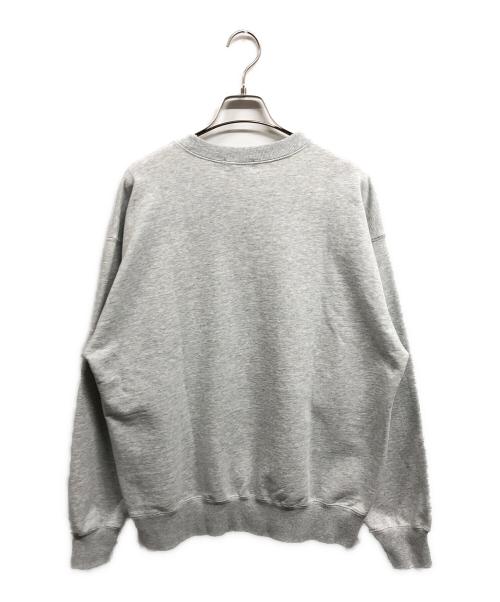 ATMOS（アトモス）atmos (アトモス) フロッキー プリント スウェットシャツ グレー サイズ:Lの古着・服飾アイテム