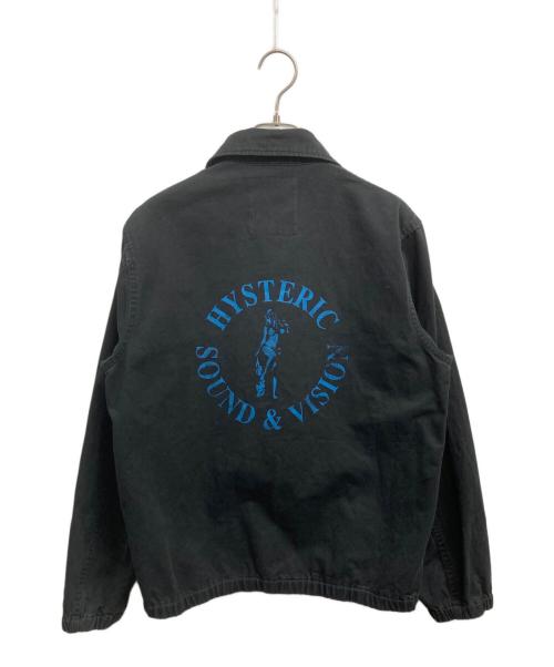 Hysteric Glamour（ヒステリックグラマー）Hysteric Glamour (ヒステリックグラマー) WOMAN IN CIRCLE スポーツジャケット ブラック サイズ:Mの古着・服飾アイテム