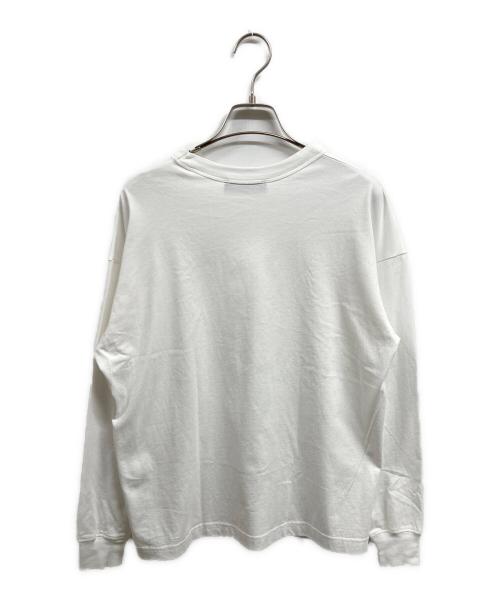 Onitsuka Tiger（オニツカタイガー）Onitsuka Tiger (オニツカタイガー) LONG SLEEVED TEE ホワイト サイズ:XSの古着・服飾アイテム