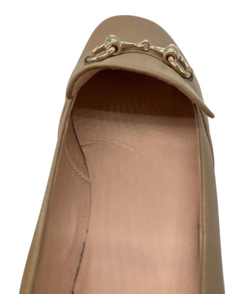 GUCCI（グッチ）GUCCI (グッチ) ホースビットローファー ベージュ サイズ:36の古着・服飾アイテム