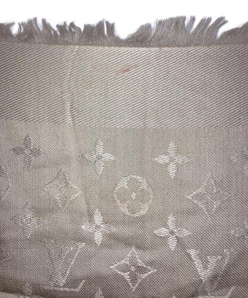 LOUIS VUITTON（ルイ ヴィトン）LOUIS VUITTON (ルイ ヴィトン) 大判ストール アイボリーの古着・服飾アイテム