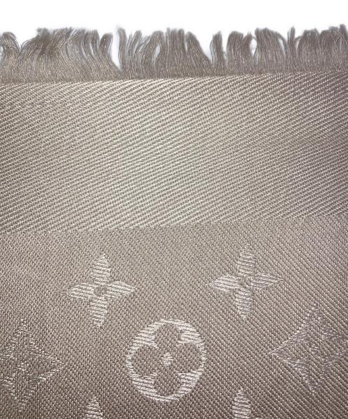 LOUIS VUITTON（ルイ ヴィトン）LOUIS VUITTON (ルイ ヴィトン) 大判ストール アイボリーの古着・服飾アイテム