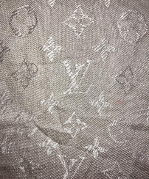 LOUIS VUITTON（ルイ ヴィトン）LOUIS VUITTON (ルイ ヴィトン) 大判ストール アイボリーの古着・服飾アイテム