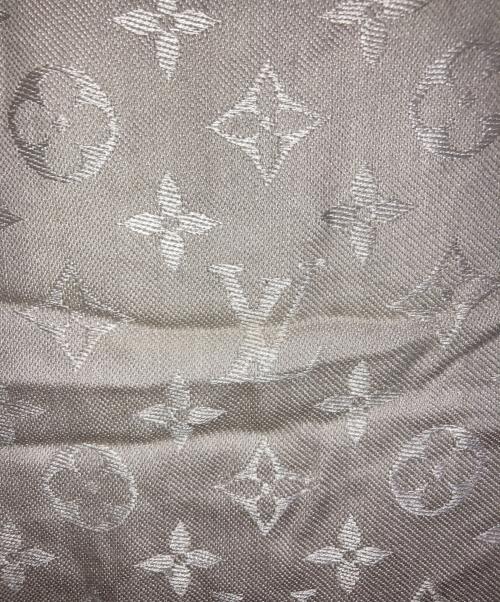 LOUIS VUITTON（ルイ ヴィトン）LOUIS VUITTON (ルイ ヴィトン) 大判ストール アイボリーの古着・服飾アイテム