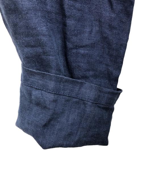 nest Robe（ネストローブ）nest Robe (ネストローブ) リネンブラウスワンピース ネイビー サイズ:freeの古着・服飾アイテム