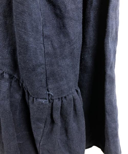 nest Robe（ネストローブ）nest Robe (ネストローブ) リネンブラウスワンピース ネイビー サイズ:freeの古着・服飾アイテム