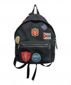 Saint Laurent Parisサンローランパリ）の古着「ツイル パッチ シティ バックパック」｜ブラック