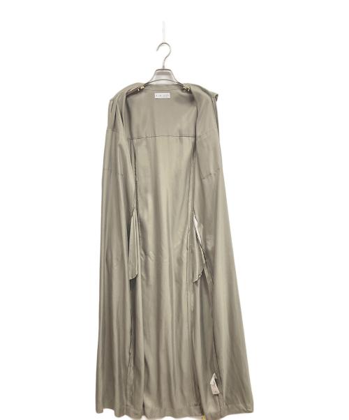 RIM.ARK（リムアーク）RIM.ARK (リムアーク) Gloss maxi shirt dress ベージュ サイズ:ＦＲＥＥの古着・服飾アイテム