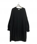 HYKEハイク）の古着「スウェットワンピース」｜ブラック