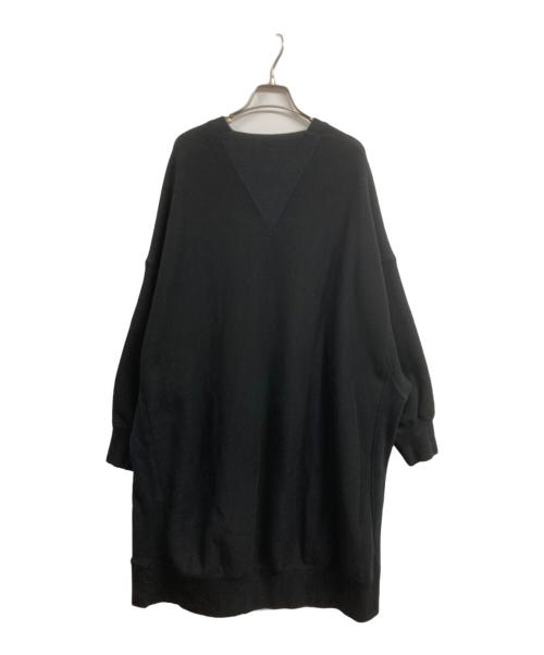 HYKE（ハイク）HYKE (ハイク) スウェットワンピース ブラック サイズ:1の古着・服飾アイテム