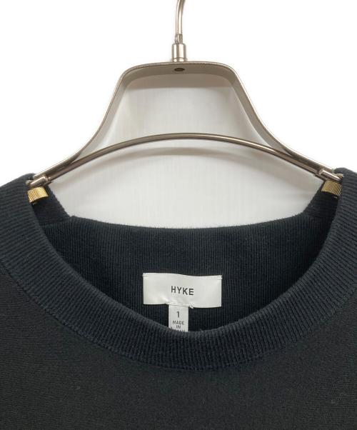 HYKE（ハイク）HYKE (ハイク) スウェットワンピース ブラック サイズ:1の古着・服飾アイテム