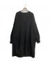 HYKE (ハイク) スウェットワンピース ブラック サイズ:1：7000円